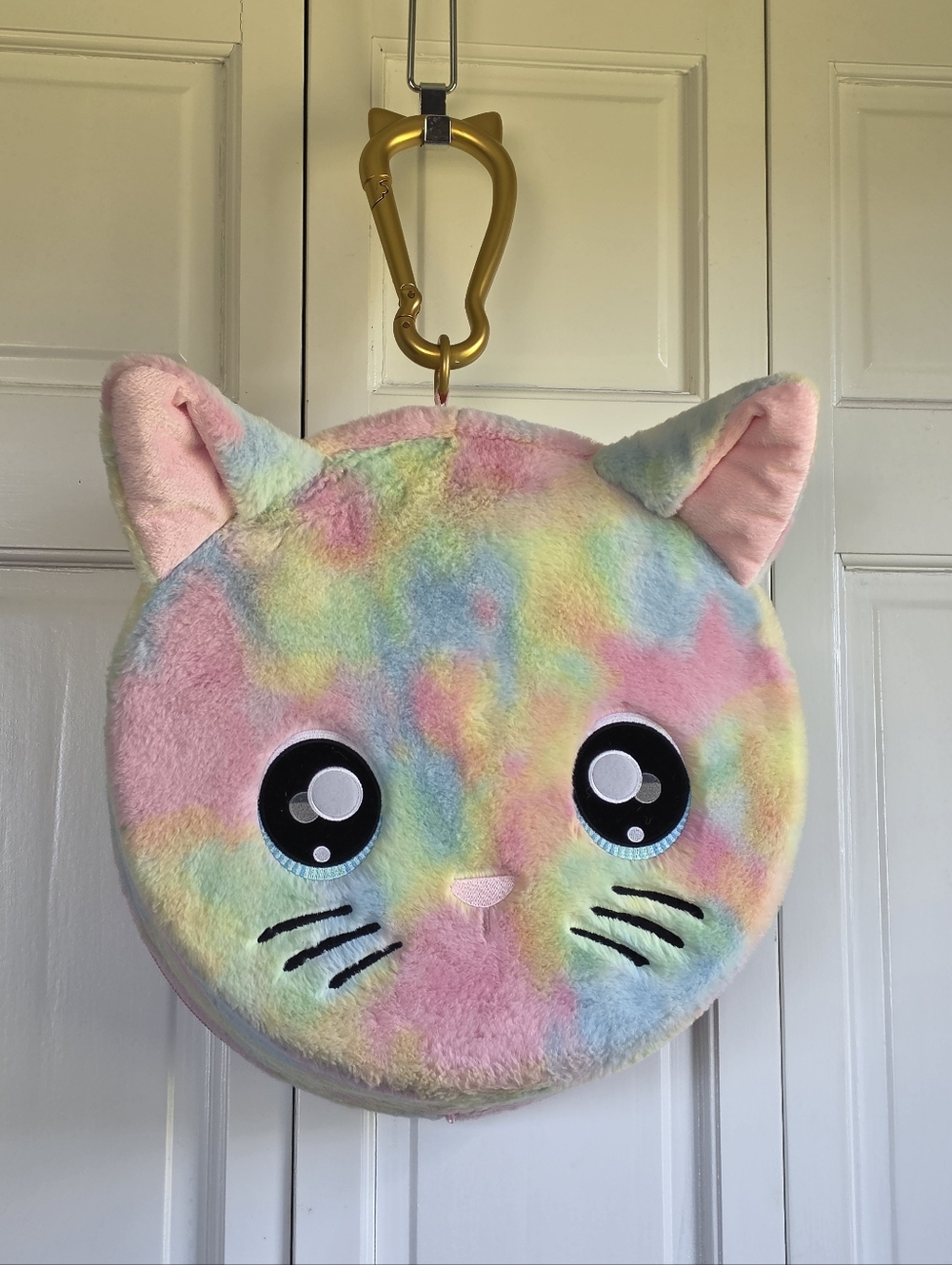 Rainbow Cat Zip Up Carrying Case,Storage Kitty Travel Box, Na Na Na Surprise